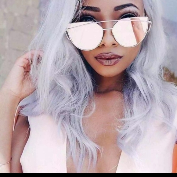 Private Label Accessories - Rose Gold Mirrored Sunglasses